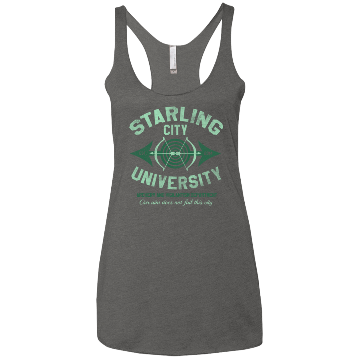 T-Shirts Premium Heather / X-Small Starling City U Women's Triblend Racerback Tank