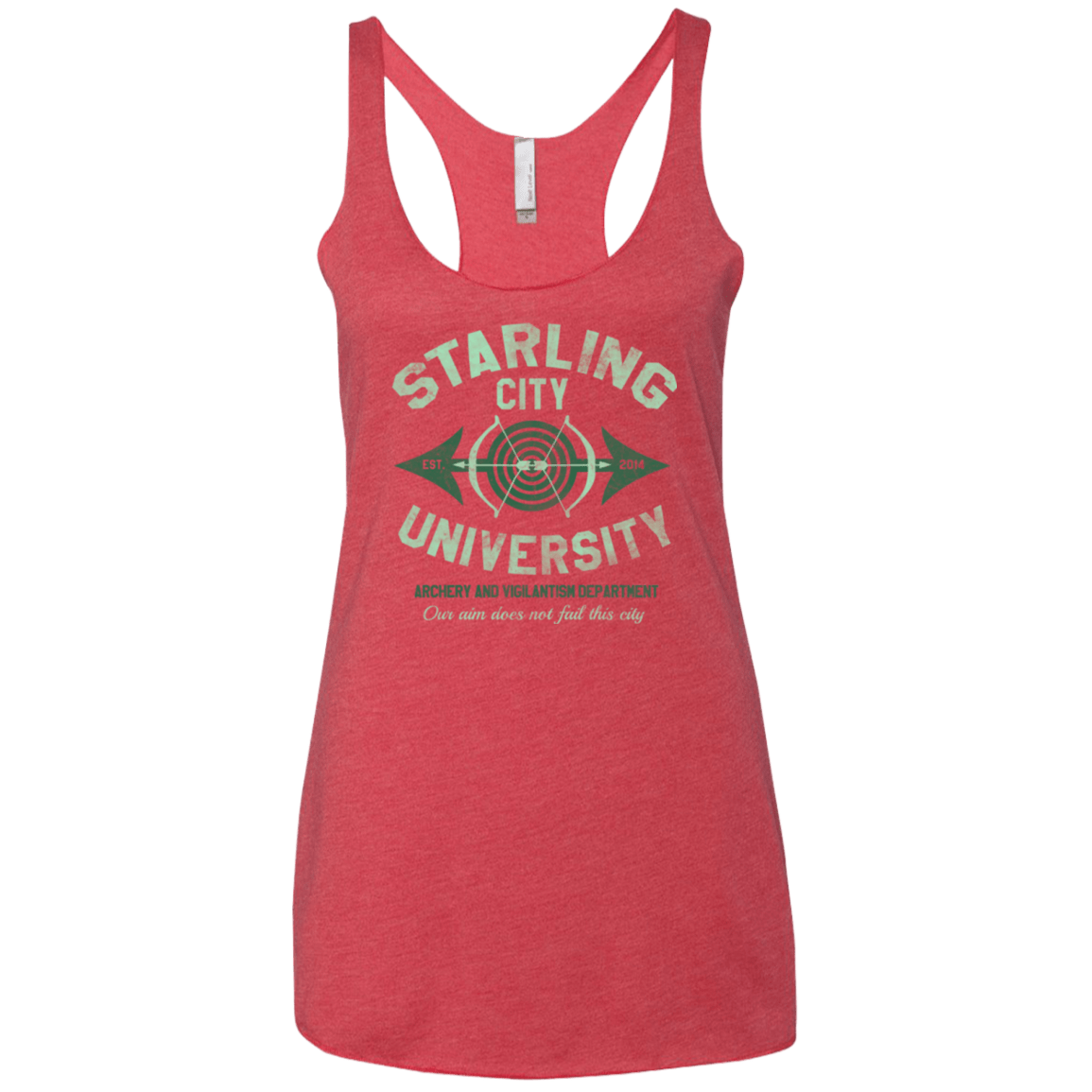 T-Shirts Vintage Red / X-Small Starling City U Women's Triblend Racerback Tank