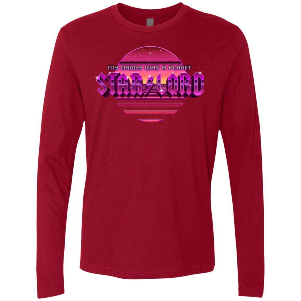 T-Shirts Cardinal / Small Starlord Summer Men's Premium Long Sleeve