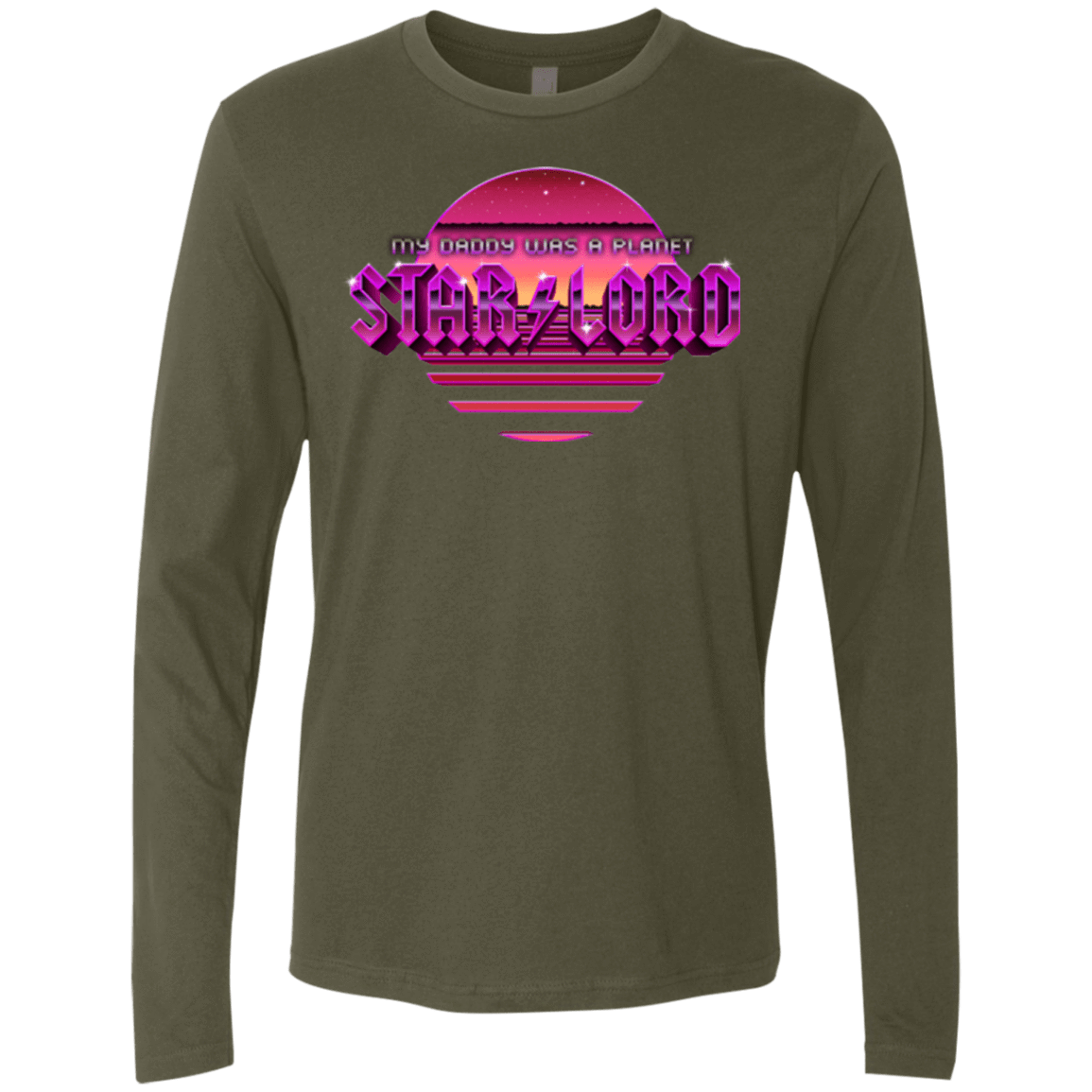T-Shirts Military Green / Small Starlord Summer Men's Premium Long Sleeve