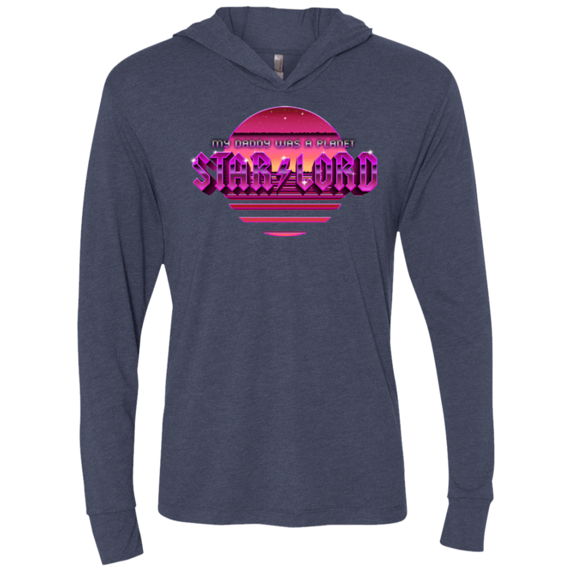 T-Shirts Vintage Navy / X-Small Starlord Summer Triblend Long Sleeve Hoodie Tee