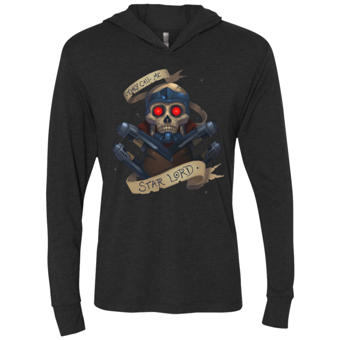 T-Shirts Vintage Black / X-Small Starlord Triblend Long Sleeve Hoodie Tee