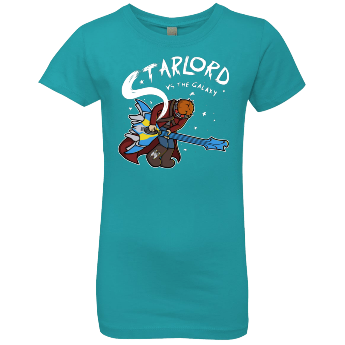 T-Shirts Tahiti Blue / YXS Starlord vs The Galaxy Girls Premium T-Shirt