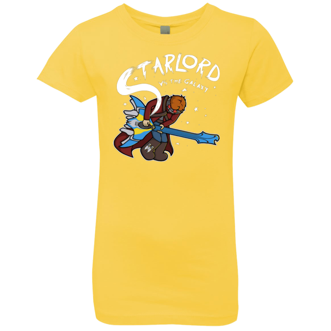 T-Shirts Vibrant Yellow / YXS Starlord vs The Galaxy Girls Premium T-Shirt