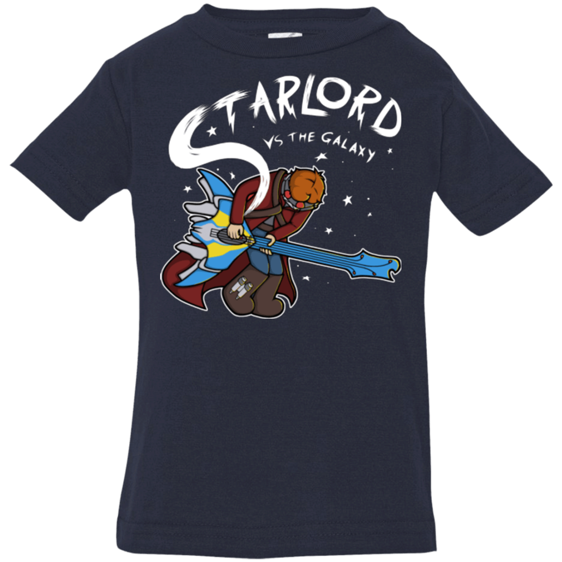 T-Shirts Navy / 6 Months Starlord vs The Galaxy Infant Premium T-Shirt