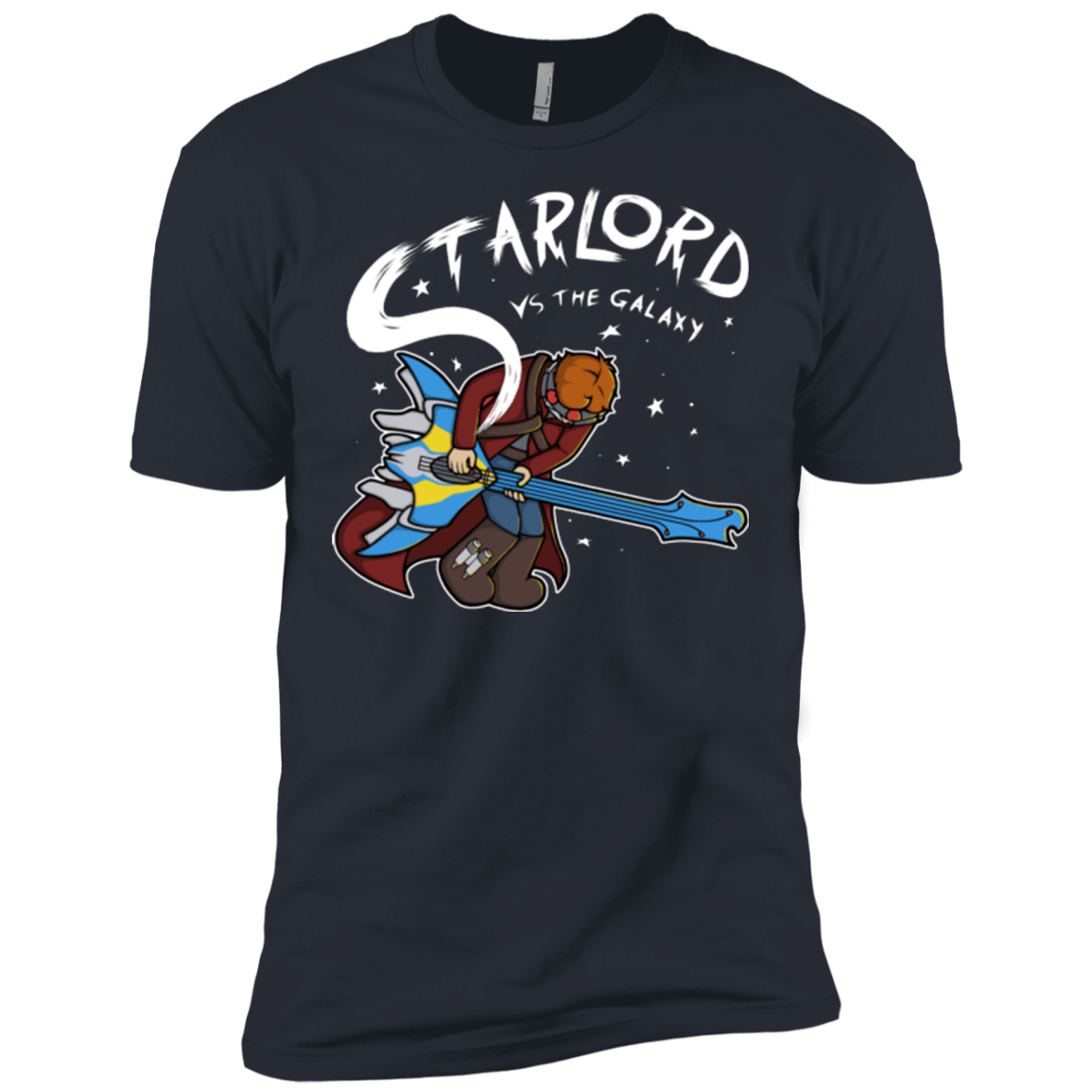 T-Shirts Indigo / X-Small Starlord vs The Galaxy Men's Premium T-Shirt