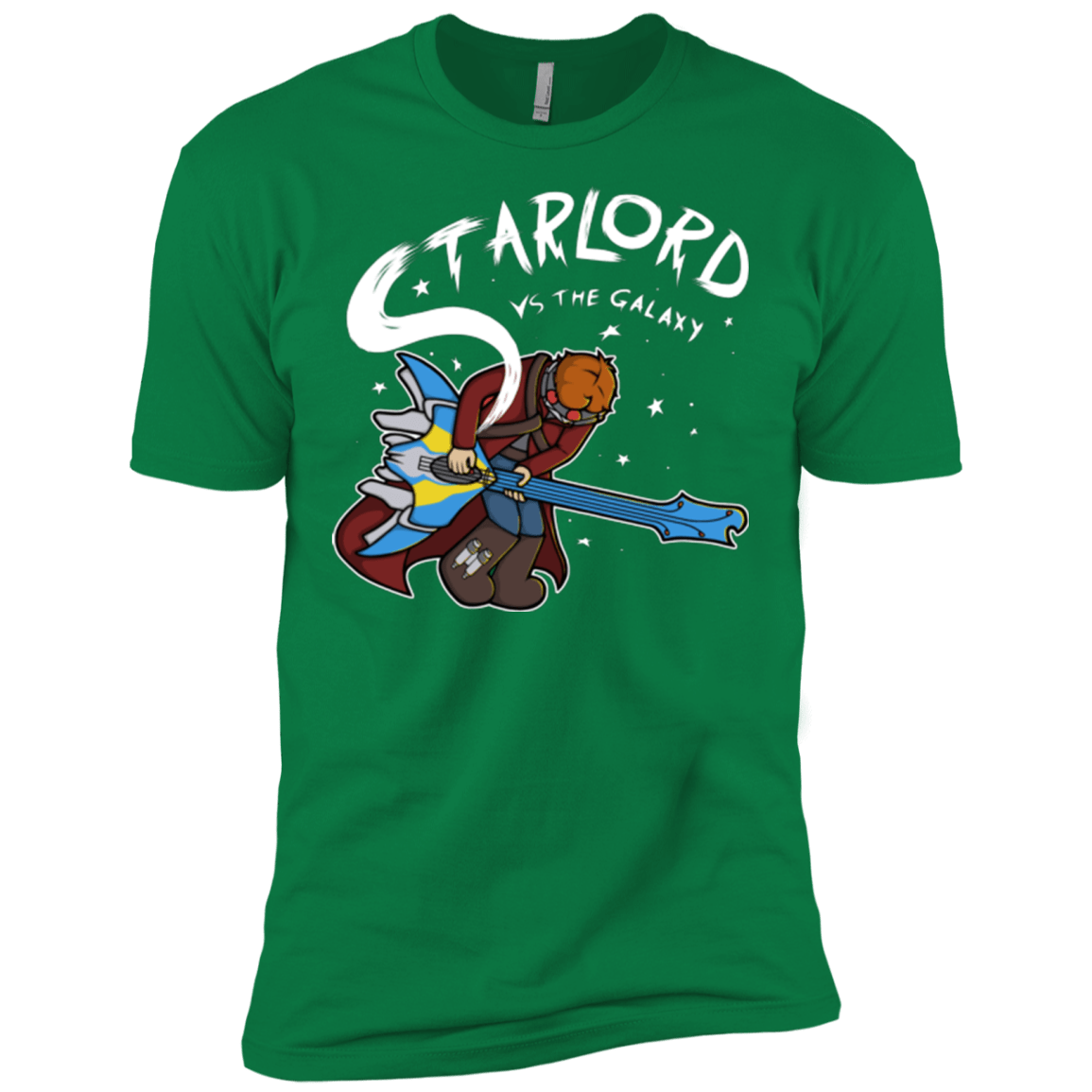 T-Shirts Kelly Green / X-Small Starlord vs The Galaxy Men's Premium T-Shirt