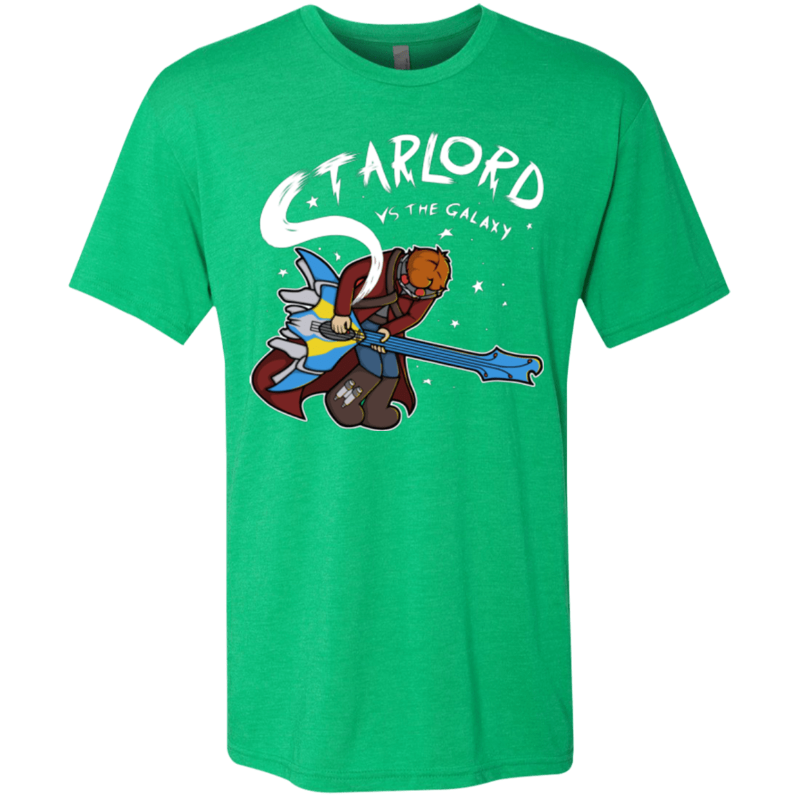 T-Shirts Envy / Small Starlord vs The Galaxy Men's Triblend T-Shirt