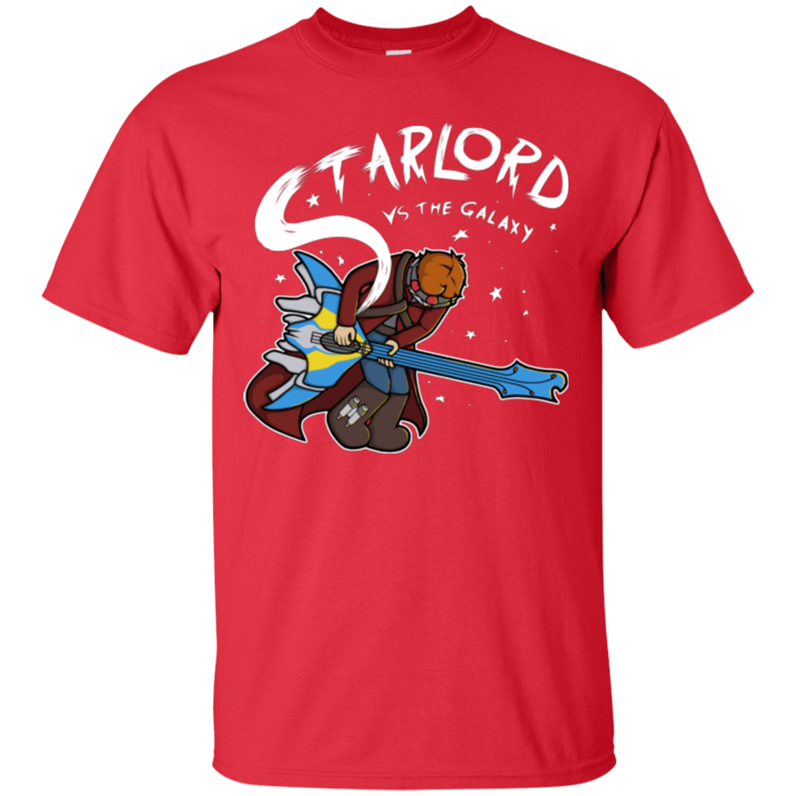 T-Shirts Red / Small Starlord vs The Galaxy T-Shirt