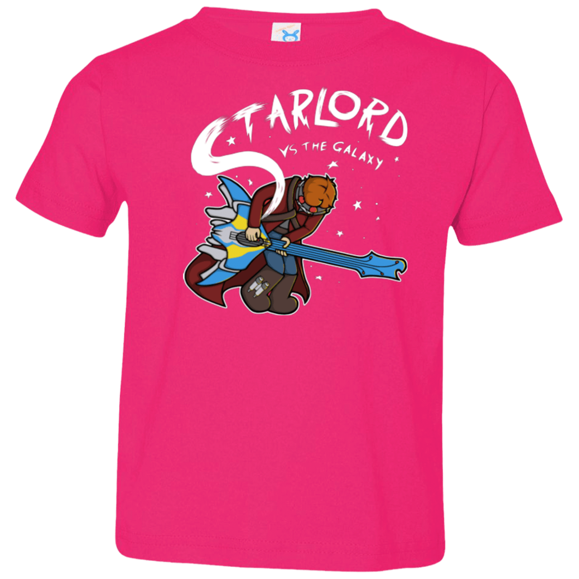 T-Shirts Hot Pink / 2T Starlord vs The Galaxy Toddler Premium T-Shirt