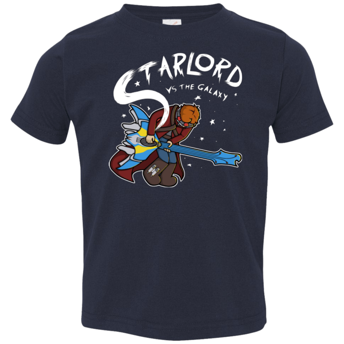 T-Shirts Navy / 2T Starlord vs The Galaxy Toddler Premium T-Shirt