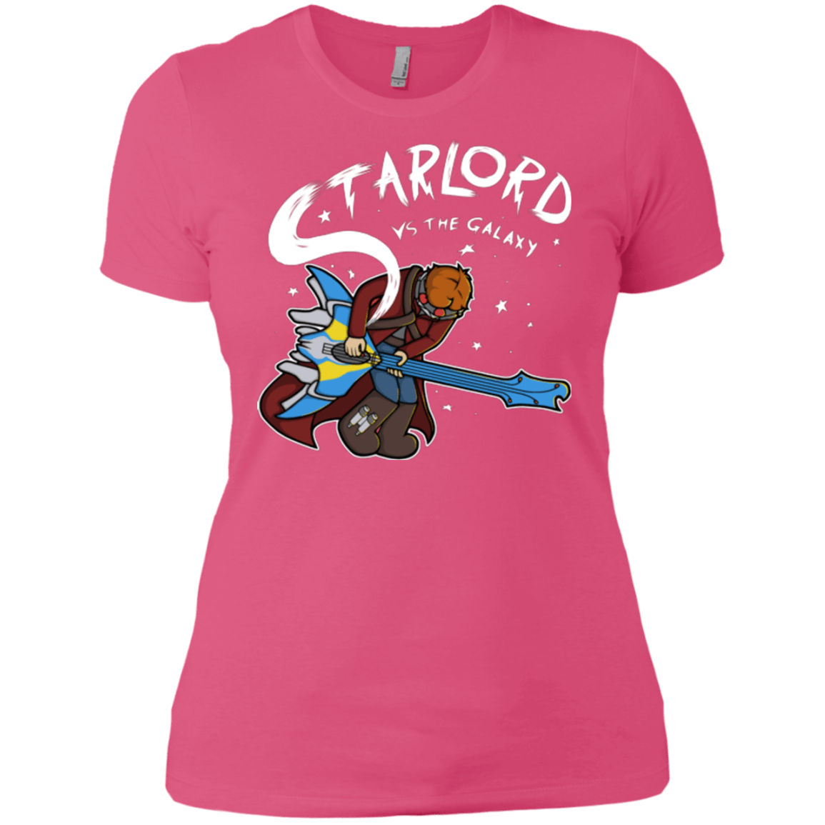 T-Shirts Hot Pink / X-Small Starlord vs The Galaxy Women's Premium T-Shirt