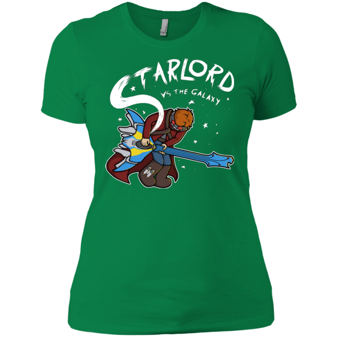 T-Shirts Kelly Green / X-Small Starlord vs The Galaxy Women's Premium T-Shirt