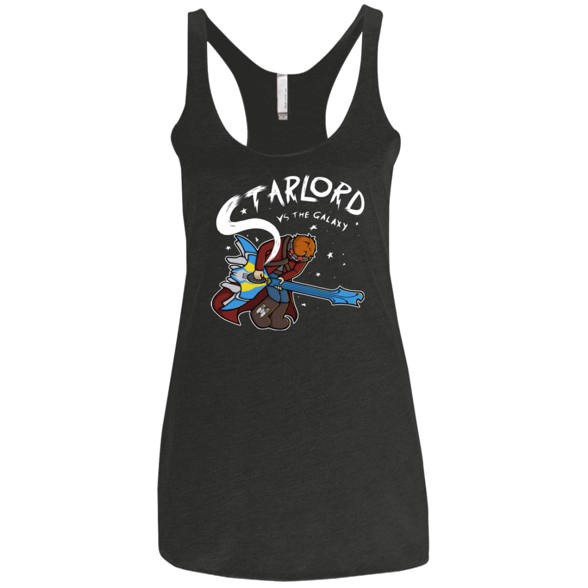 T-Shirts Vintage Black / X-Small Starlord vs The Galaxy Women's Triblend Racerback Tank