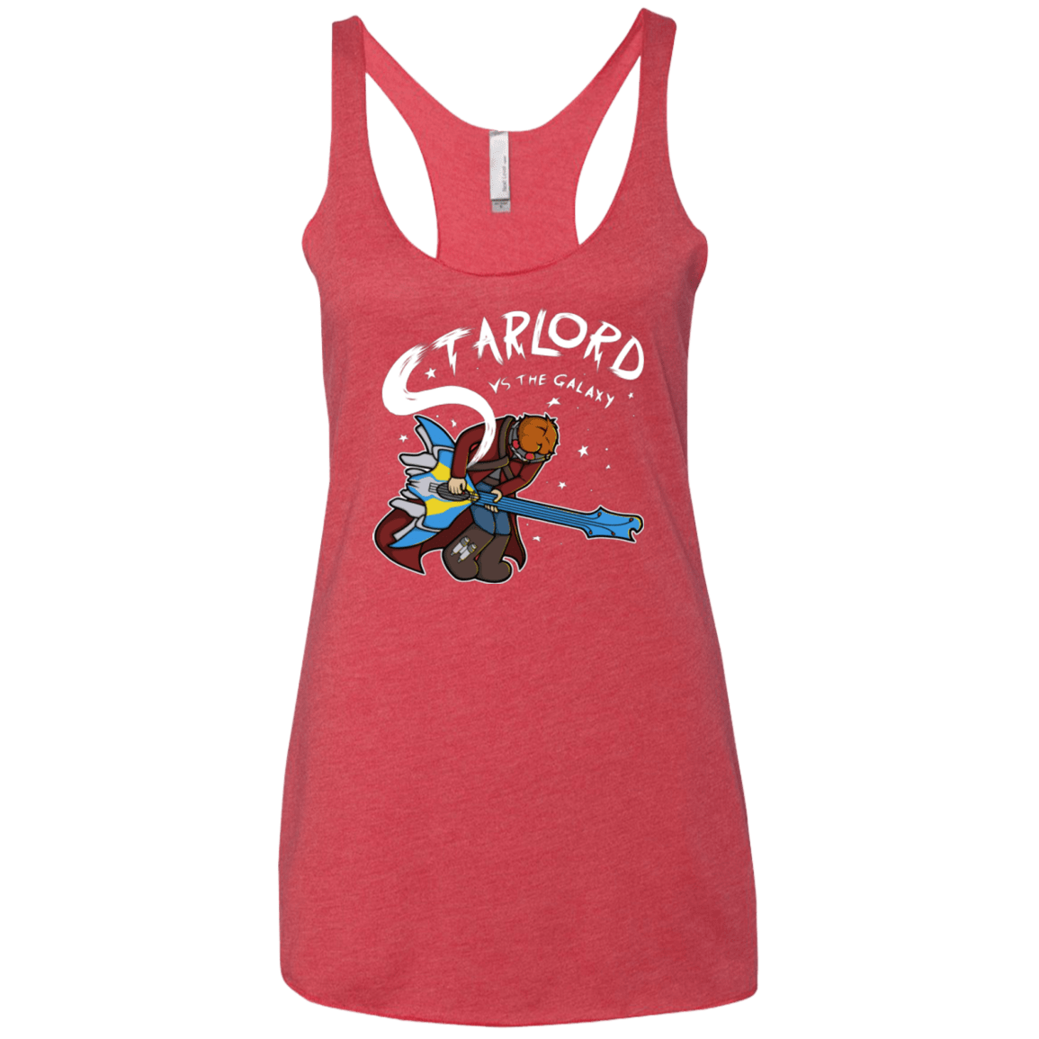 T-Shirts Vintage Red / X-Small Starlord vs The Galaxy Women's Triblend Racerback Tank