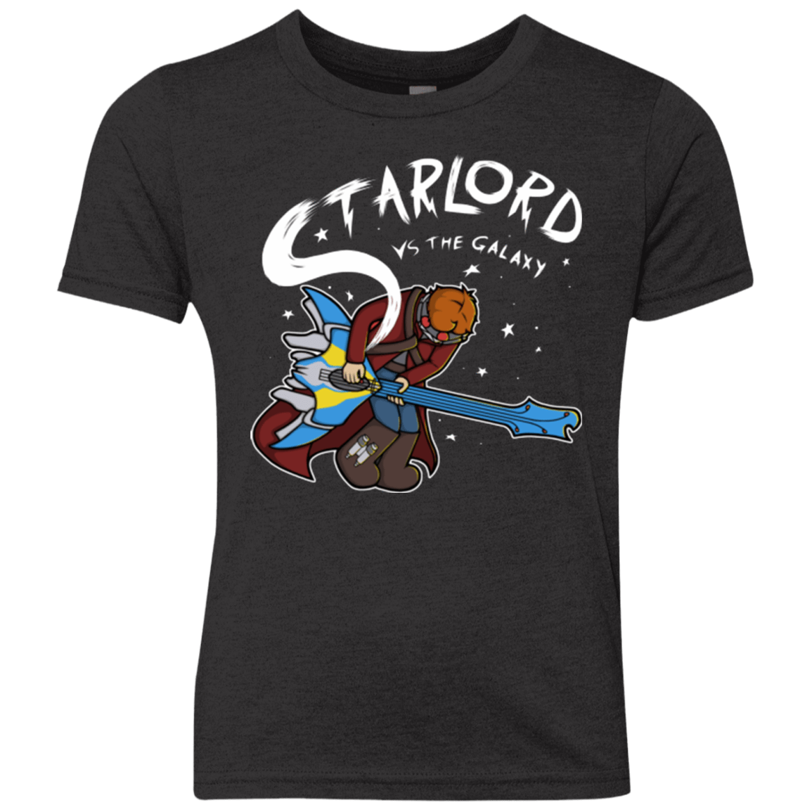 T-Shirts Vintage Black / YXS Starlord vs The Galaxy Youth Triblend T-Shirt