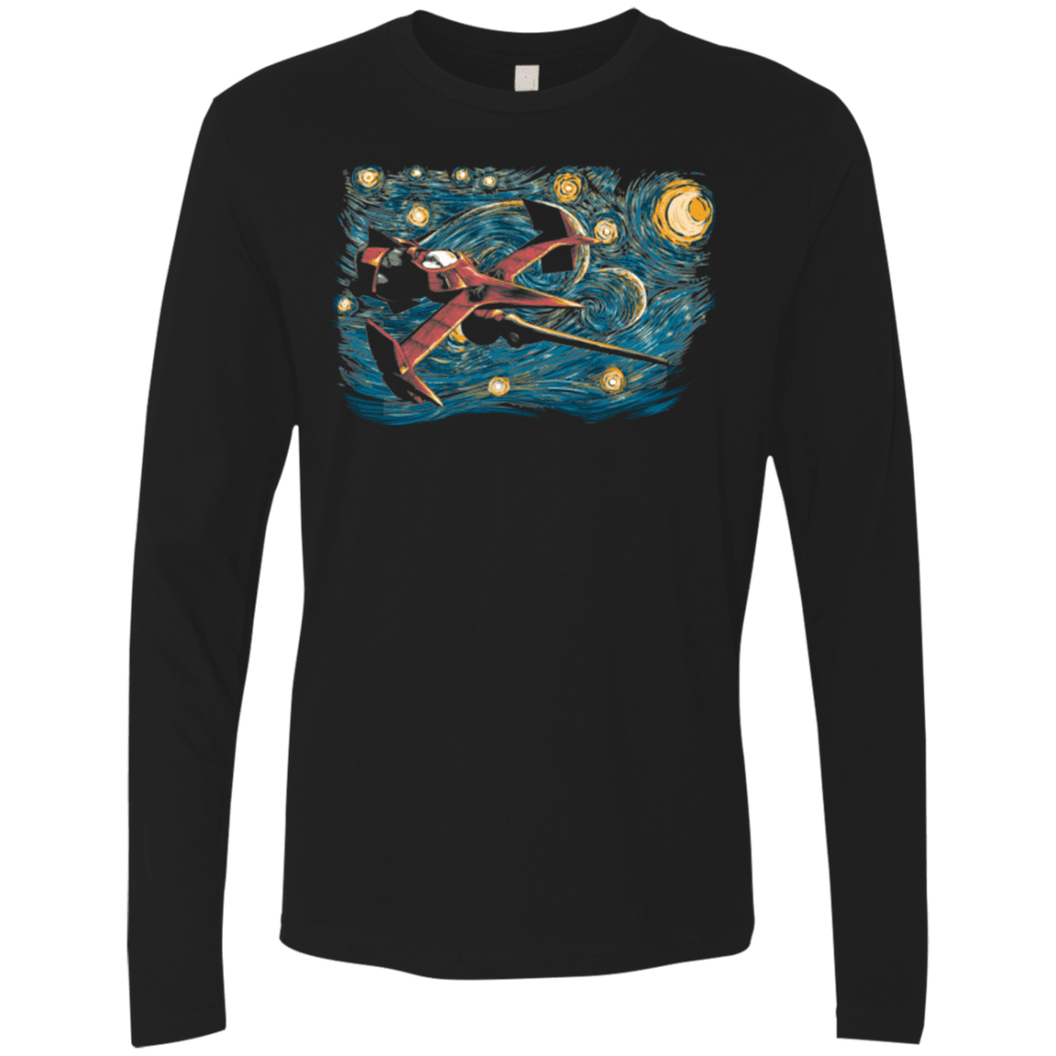 T-Shirts Black / Small Starry Cowboy Men's Premium Long Sleeve