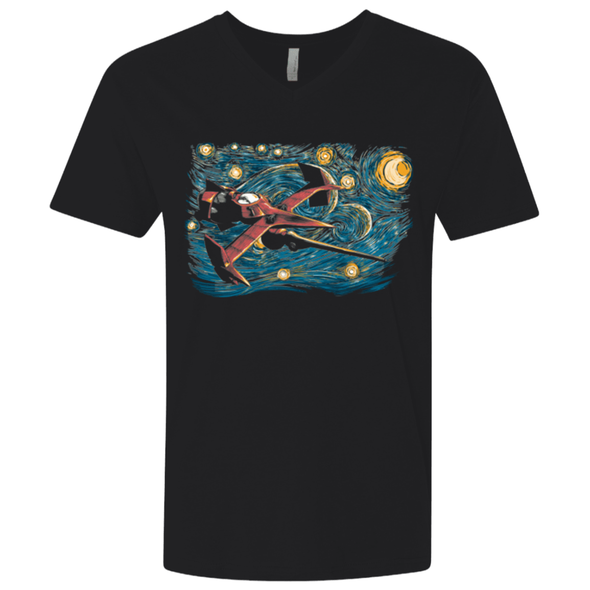 T-Shirts Black / X-Small Starry Cowboy Men's Premium V-Neck