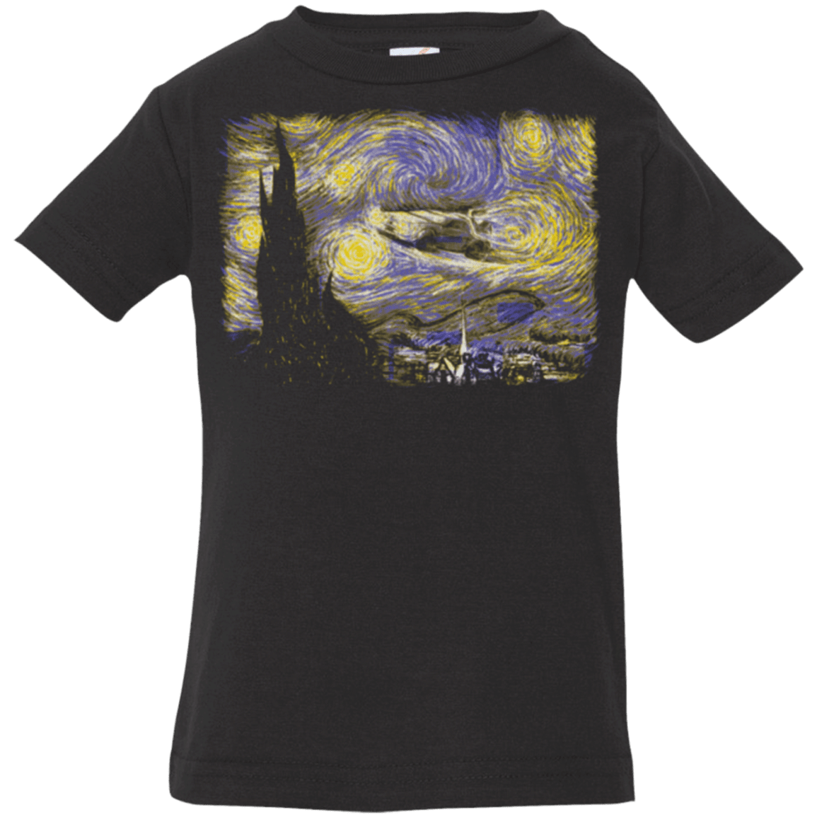 T-Shirts Black / 6 Months Starry Delorean Infant Premium T-Shirt