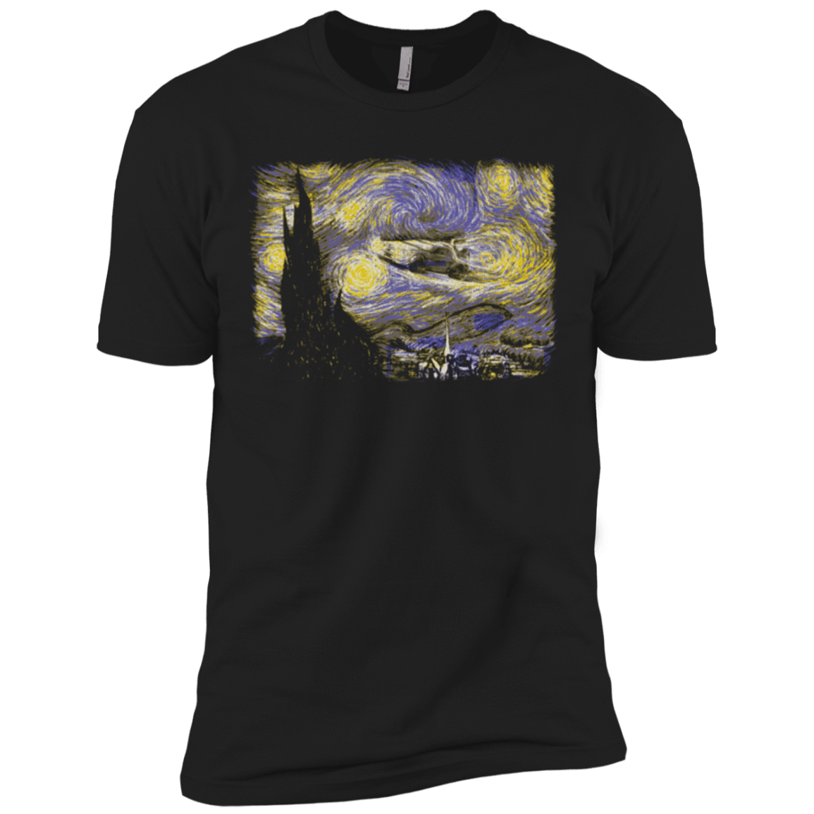 T-Shirts Black / X-Small Starry Delorean Men's Premium T-Shirt