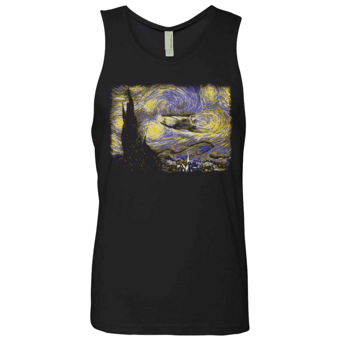 T-Shirts Black / Small Starry Delorean Men's Premium Tank Top