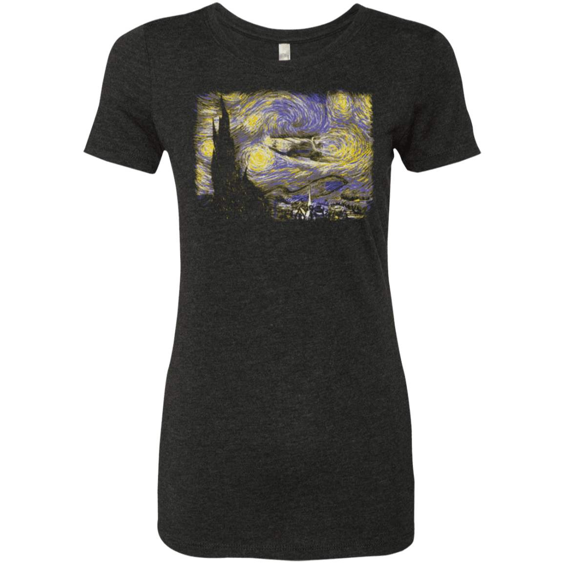 T-Shirts Vintage Black / Small Starry Delorean Women's Triblend T-Shirt