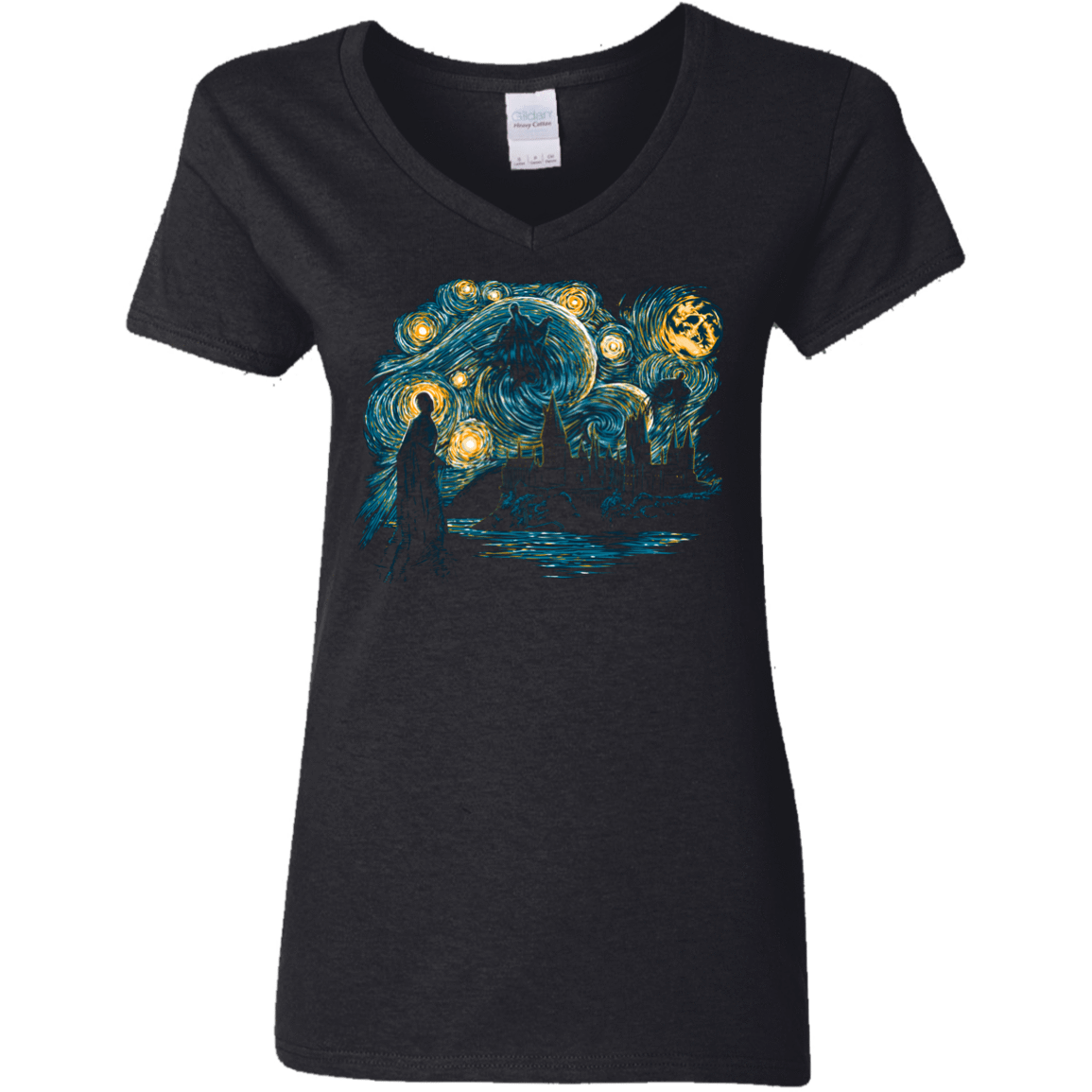 T-Shirts Black / S Starry Dementors Women's V-Neck T-Shirt
