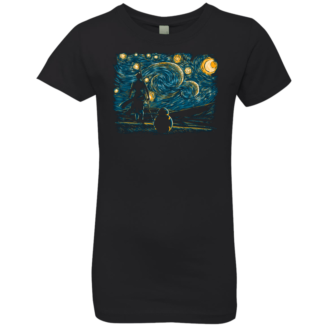 T-Shirts Black / YXS Starry Desert Girls Premium T-Shirt