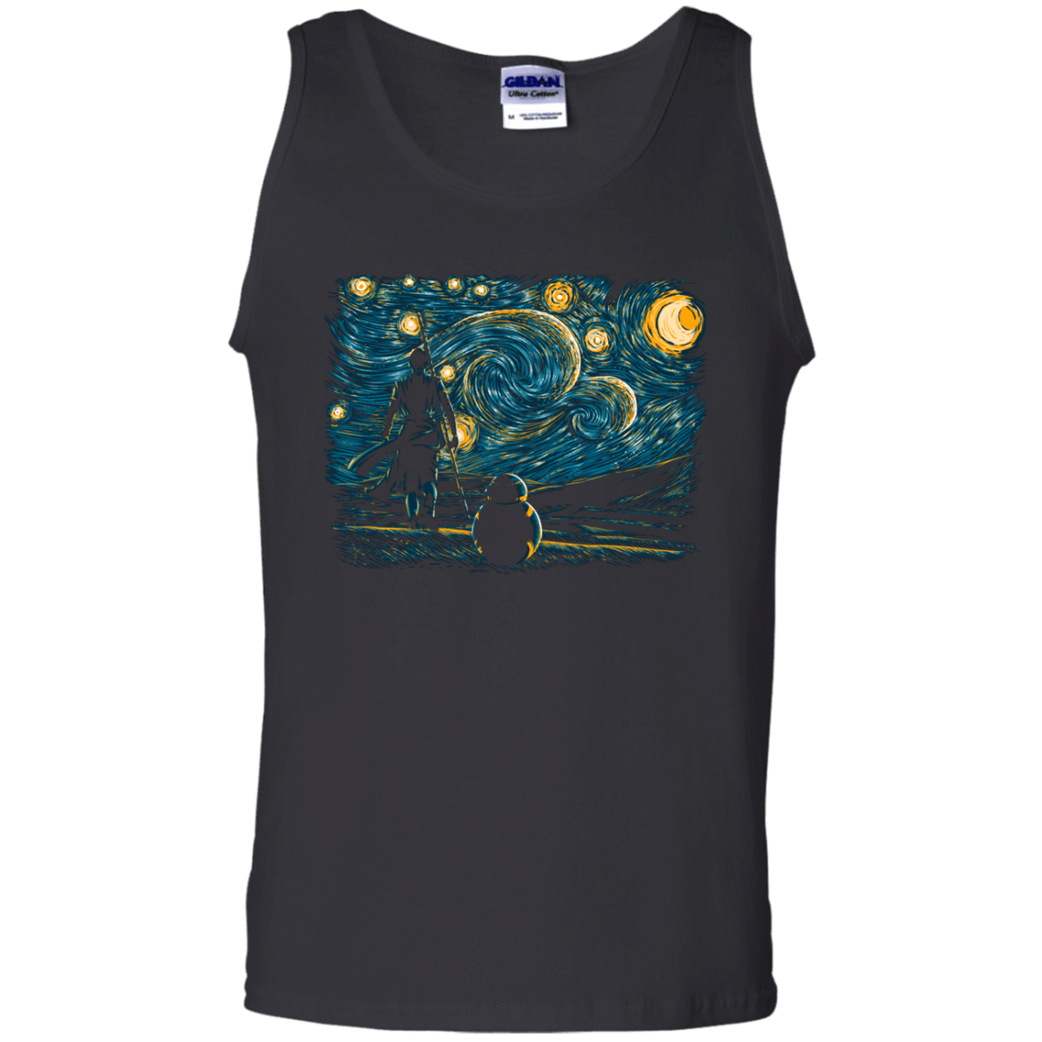 T-Shirts Black / S Starry Desert Men's Tank Top
