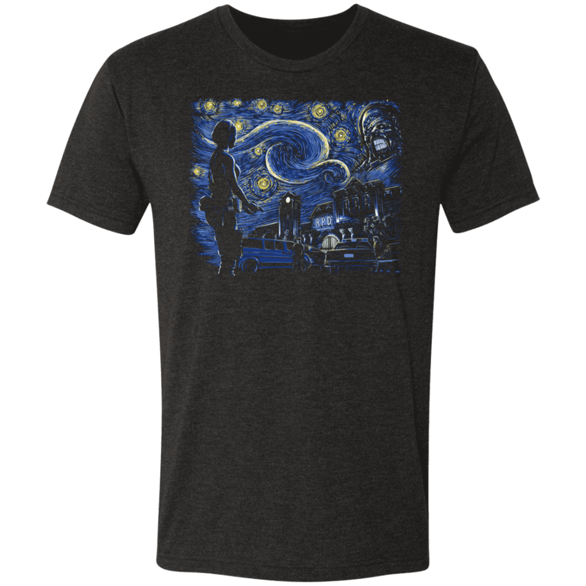 T-Shirts Vintage Black / S Starry Evil Men's Triblend T-Shirt