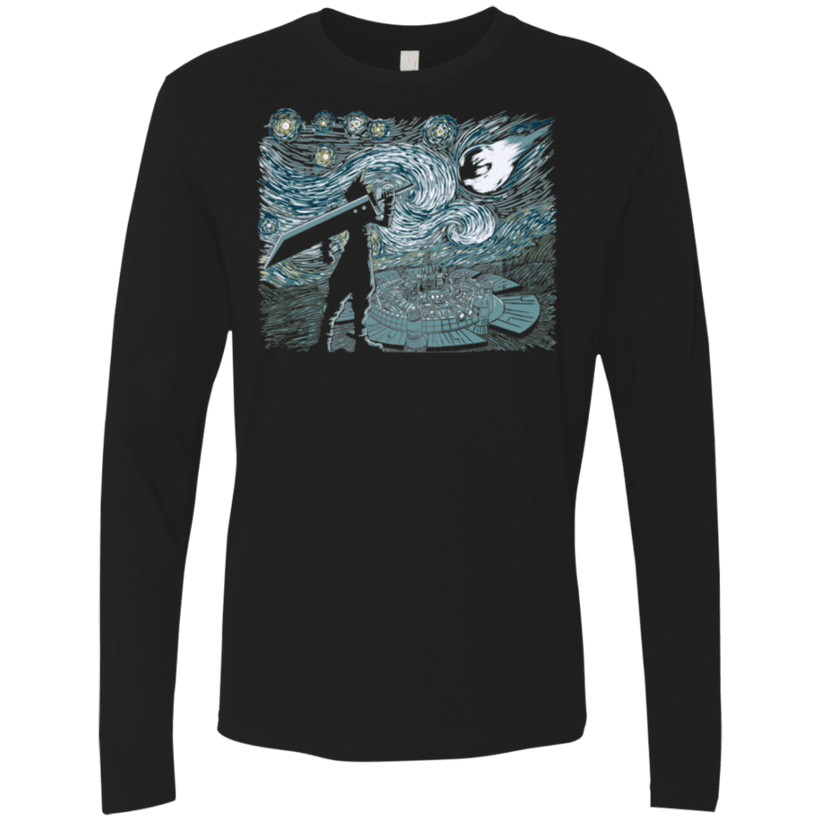 T-Shirts Black / Small Starry Fantasy 2 Men's Premium Long Sleeve