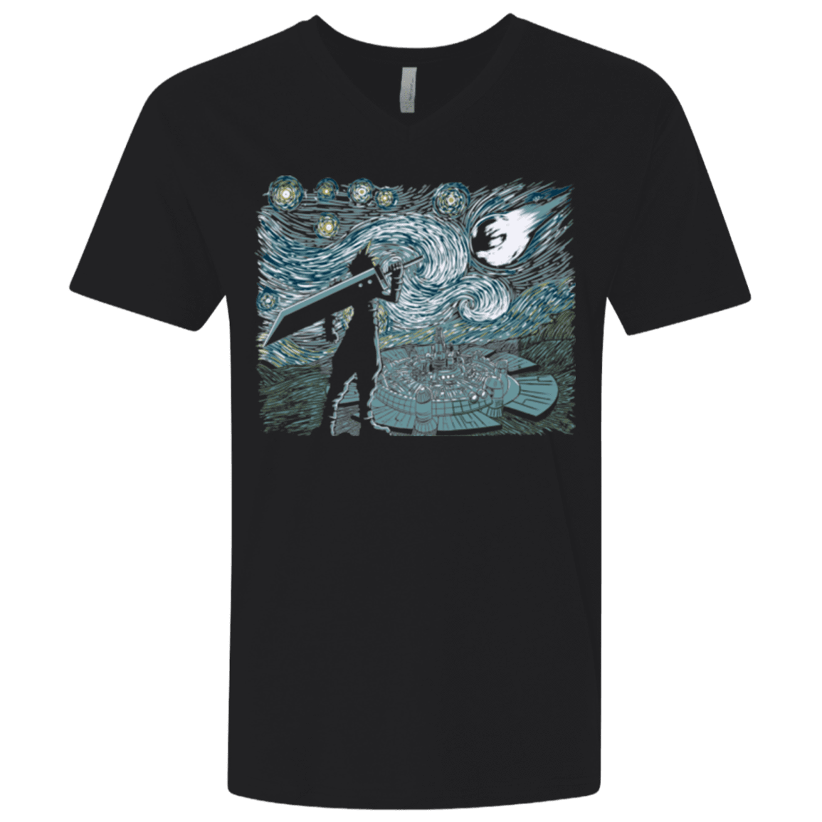 T-Shirts Black / X-Small Starry Fantasy 2 Men's Premium V-Neck