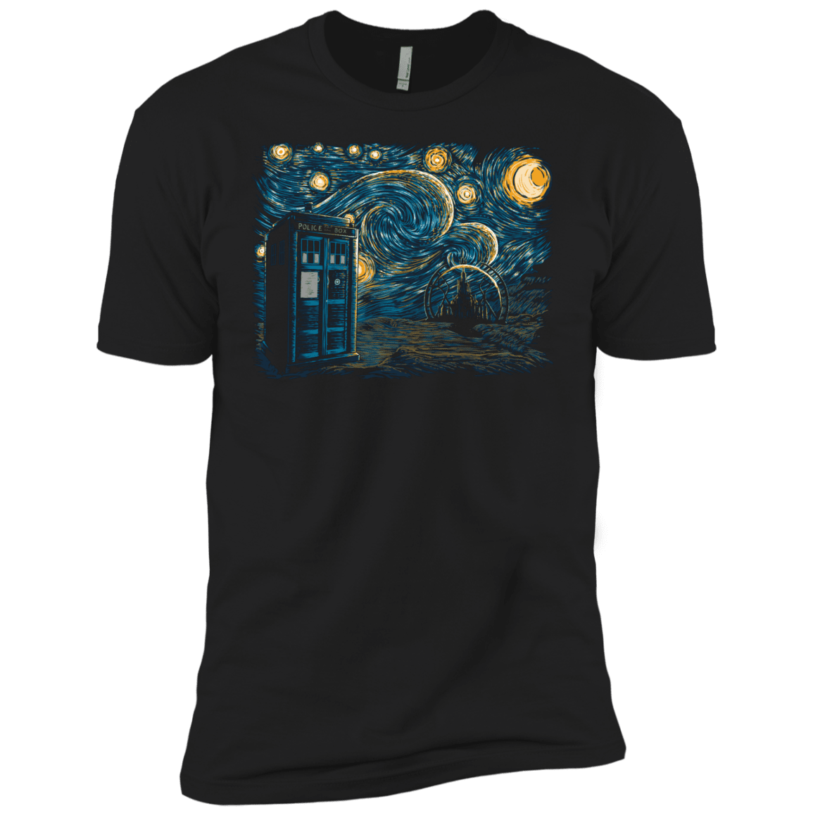 T-Shirts Black / YXS Starry Gallifrey Boys Premium T-Shirt