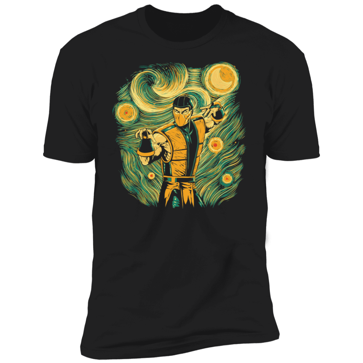 T-Shirts Black / X-Small Starry Hellfire Men's Premium T-Shirt
