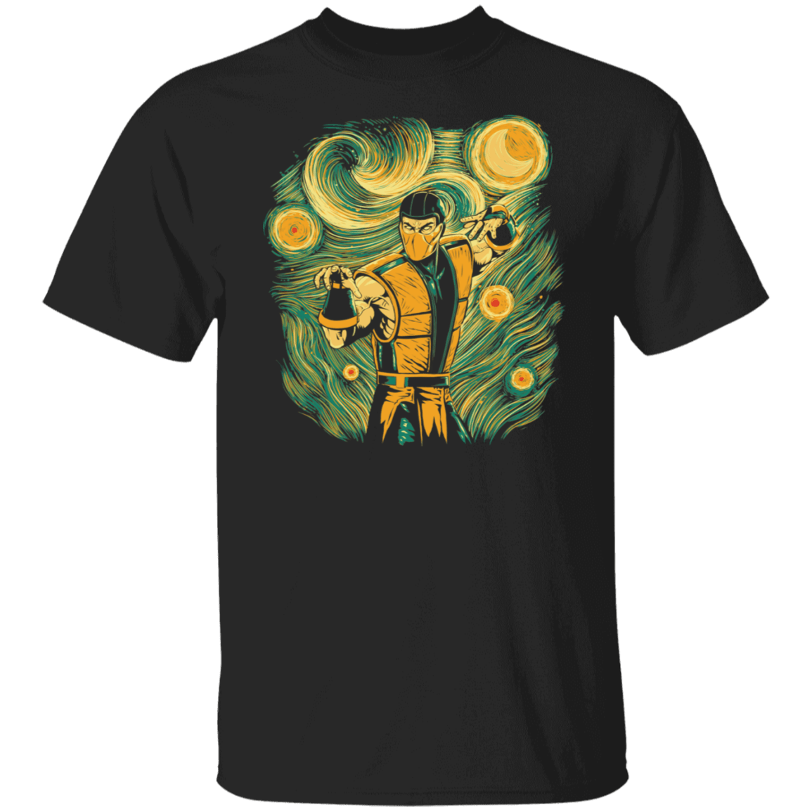 T-Shirts Black / S Starry Hellfire T-Shirt