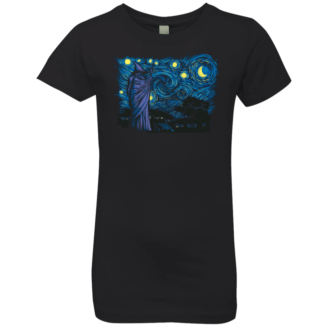 T-Shirts Black / YXS Starry Hobbiton Girls Premium T-Shirt