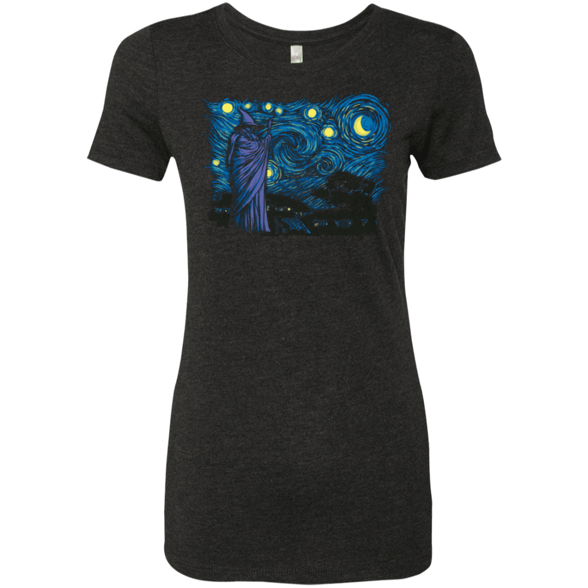 T-Shirts Vintage Black / Small Starry Hobbiton Women's Triblend T-Shirt