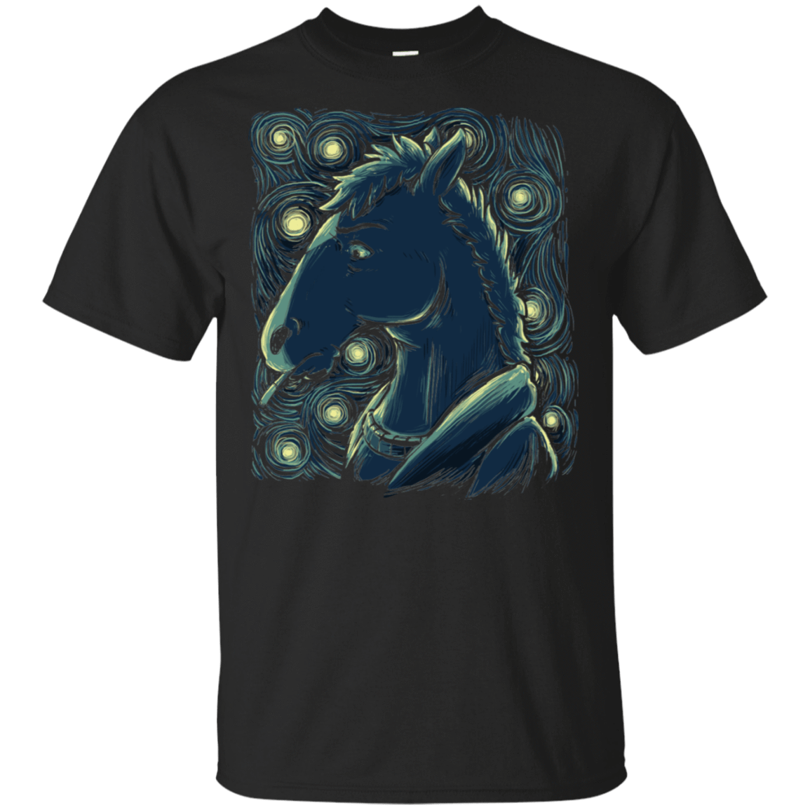 T-Shirts Black / S Starry Horse T-Shirt