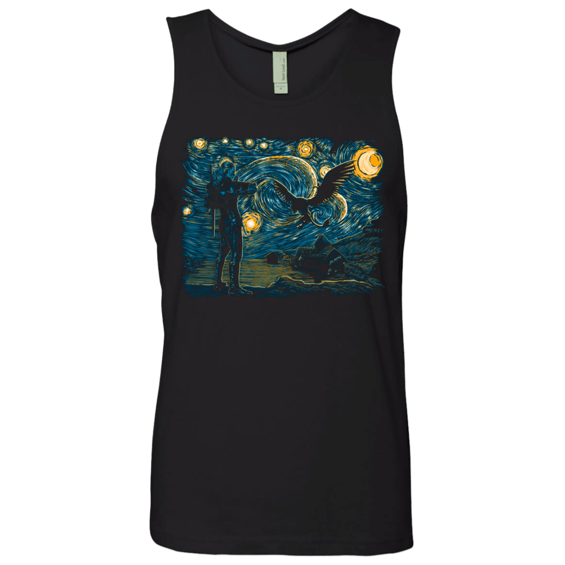 T-Shirts Black / Small Starry Hunt Men's Premium Tank Top