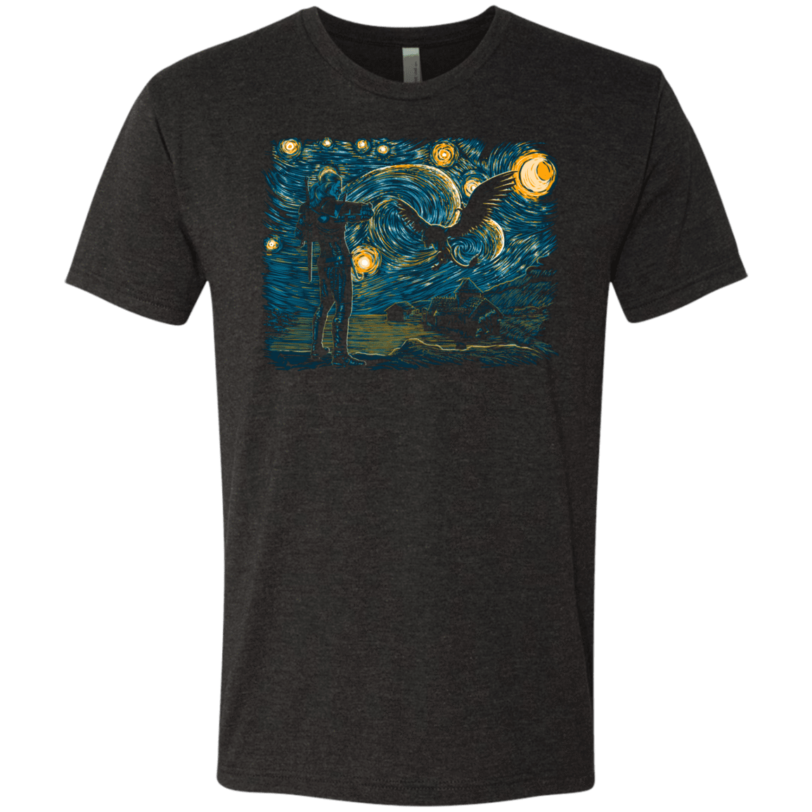 T-Shirts Vintage Black / Small Starry Hunt Men's Triblend T-Shirt