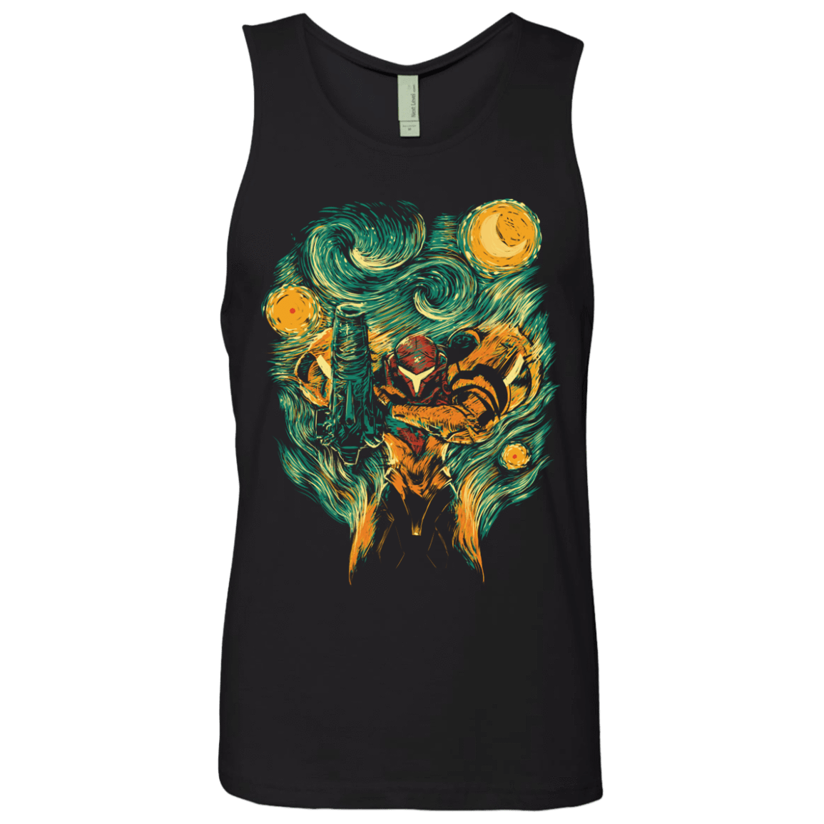 T-Shirts Black / S Starry Hunter Men's Premium Tank Top