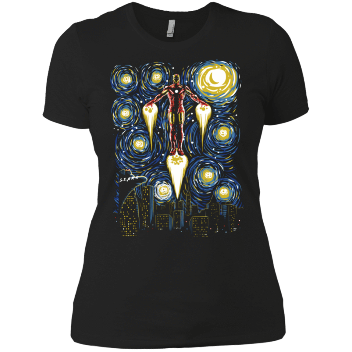 T-Shirts Black / X-Small Starry Iron Women's Premium T-Shirt