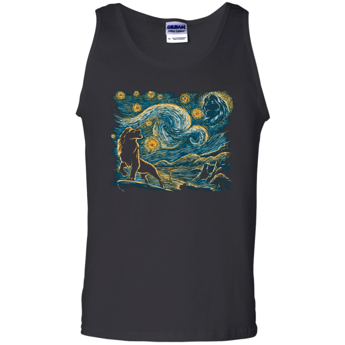 T-Shirts Black / S Starry King Men's Tank Top