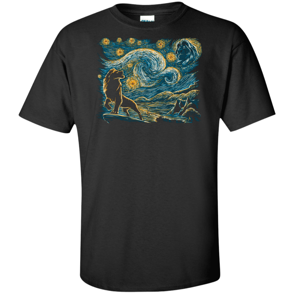 T-Shirts Black / XLT Starry King Tall T-Shirt