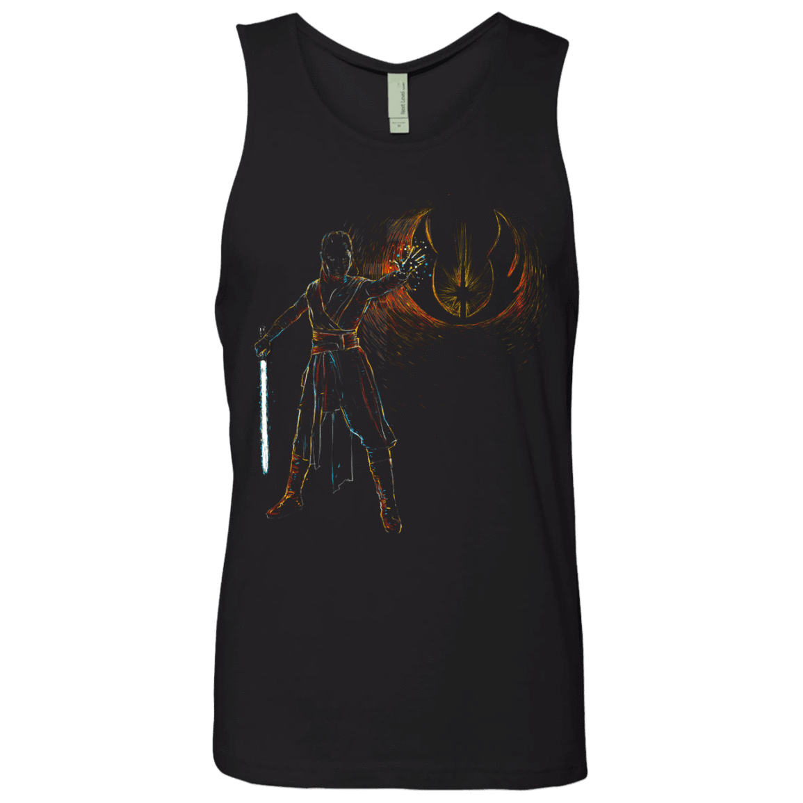 T-Shirts Black / Small Starry knight Rey Men's Premium Tank Top