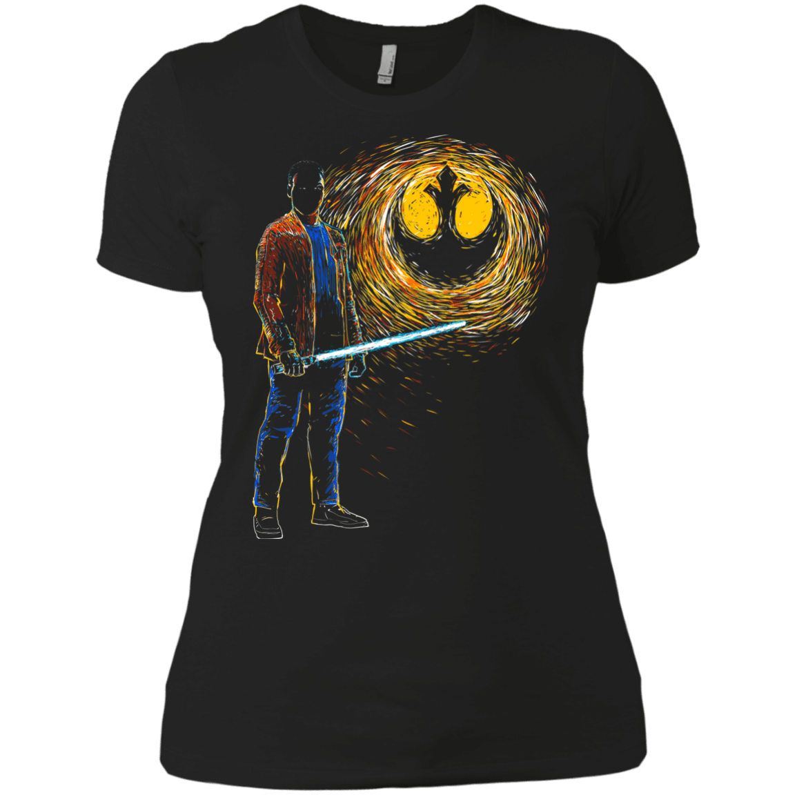 T-Shirts Black / X-Small Starry knights Finn Women's Premium T-Shirt
