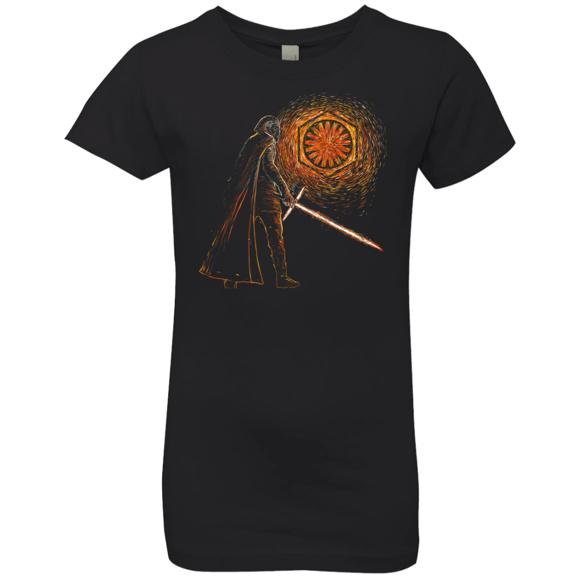 T-Shirts Black / YXS Starry knights Kylo Girls Premium T-Shirt