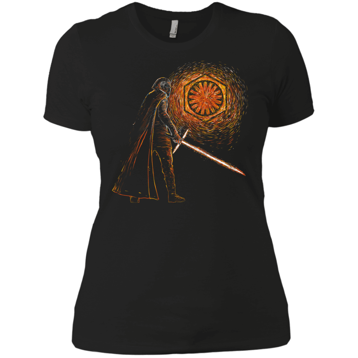 T-Shirts Black / X-Small Starry knights Kylo Women's Premium T-Shirt