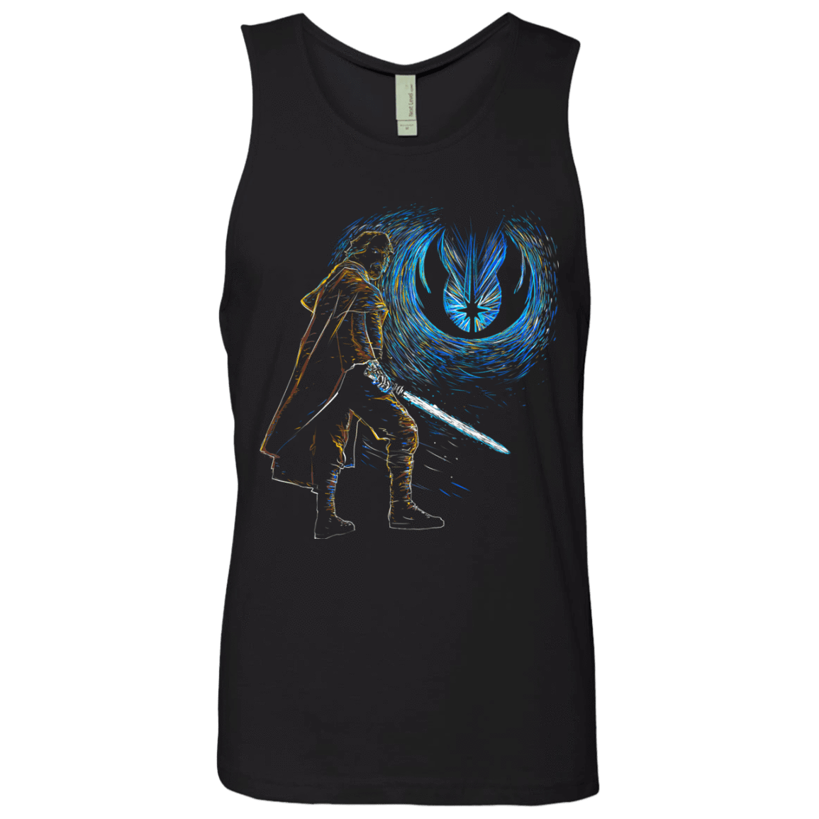 T-Shirts Black / Small Starry knights Luke Men's Premium Tank Top