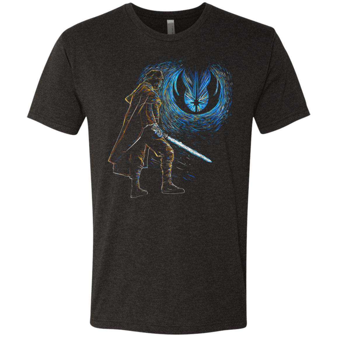 T-Shirts Vintage Black / Small Starry knights Luke Men's Triblend T-Shirt